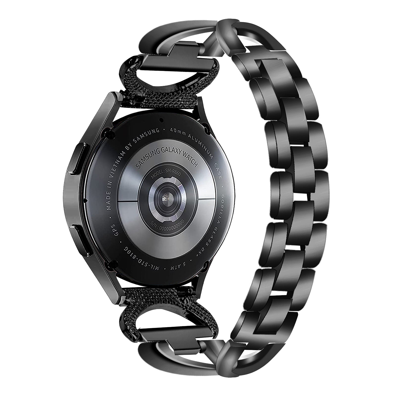 20mm Watch Strap for Samsung Galaxy Watch6 40mm 44mm Watch6 Classic 43mm 47mm Watch 5 40mm 44mm Watch4 40mm 44mm Rhinestones Decor Alloy Wrist Band 20mm Watch Strap for Samsung Galaxy Watch6 40mm 44mm Watch6 Classic 43mm 47mm Watch 5 40mm 44mm Watch4 40mm 44mm Rhinestones Decor Alloy Wrist Band
